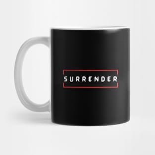 Surrender | Christian Typography Mug